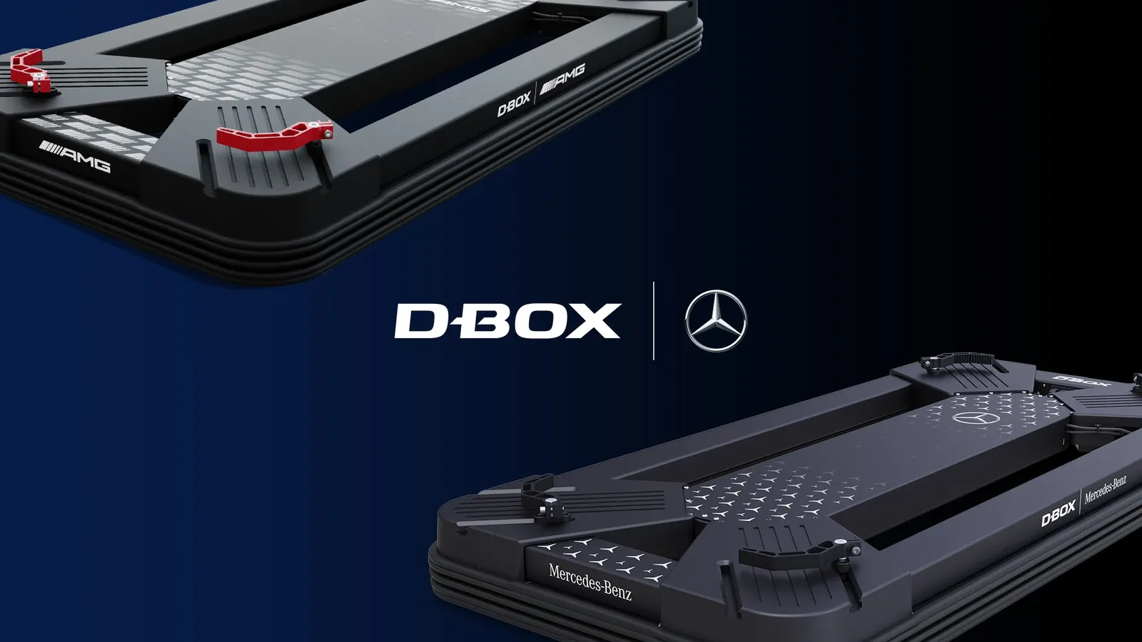 D-BOXとメルセデスAMGの連名によるハプティックアクチュエータープラットフォーム